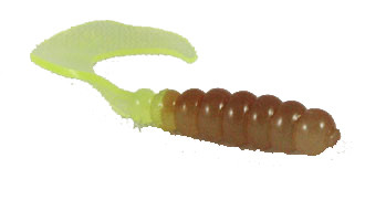 Kalins TripleThreat Grub 2'' - Green Weenie 10pk