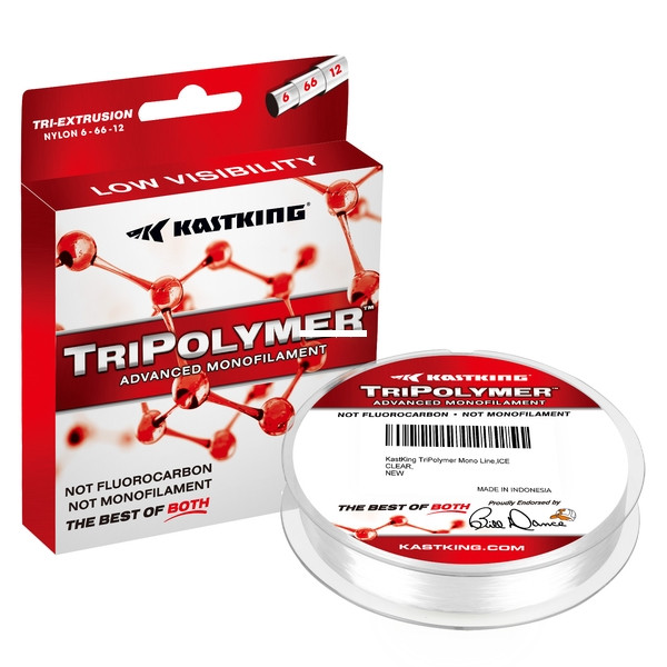 KastKing TriPolymer Mono - 150 yd Ice Clear 12 lb