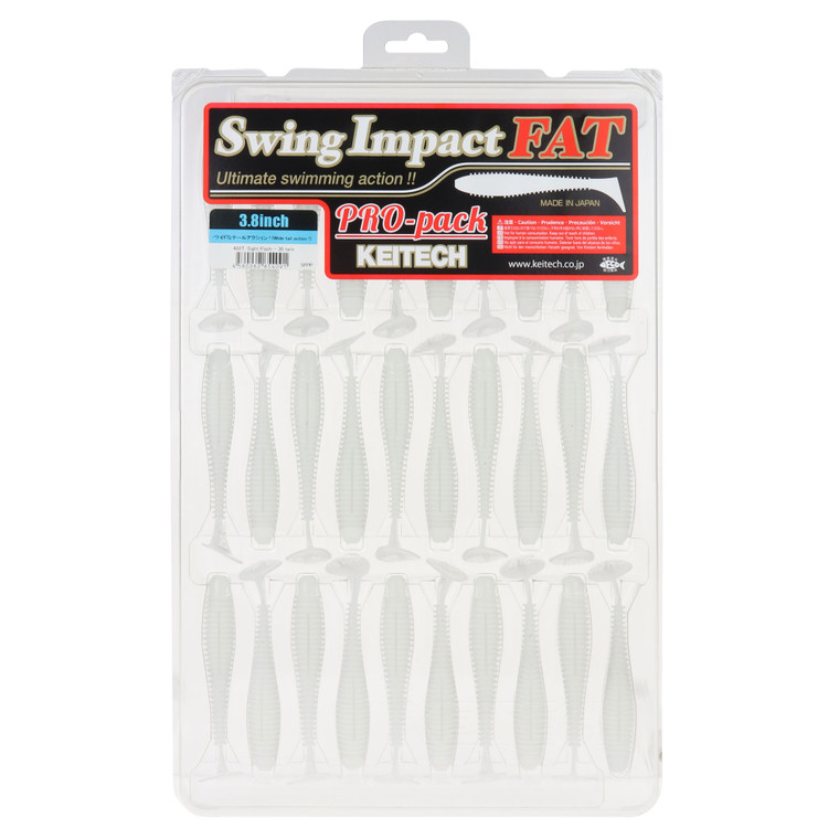 Keitech FatSwingImpact ProPk - 3.8'' Sight Flash 30pk