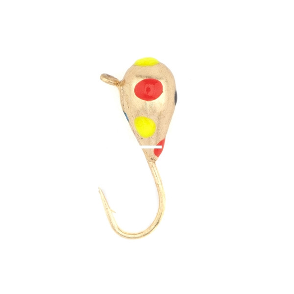 Lake Effect - Tungsten Ice Jig - 5mm Wonderbread Gold