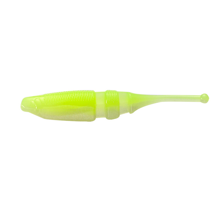Lake Fork - LiveMagicMinn Pin - 2.25'' Chartreuse/Pearl 15pk