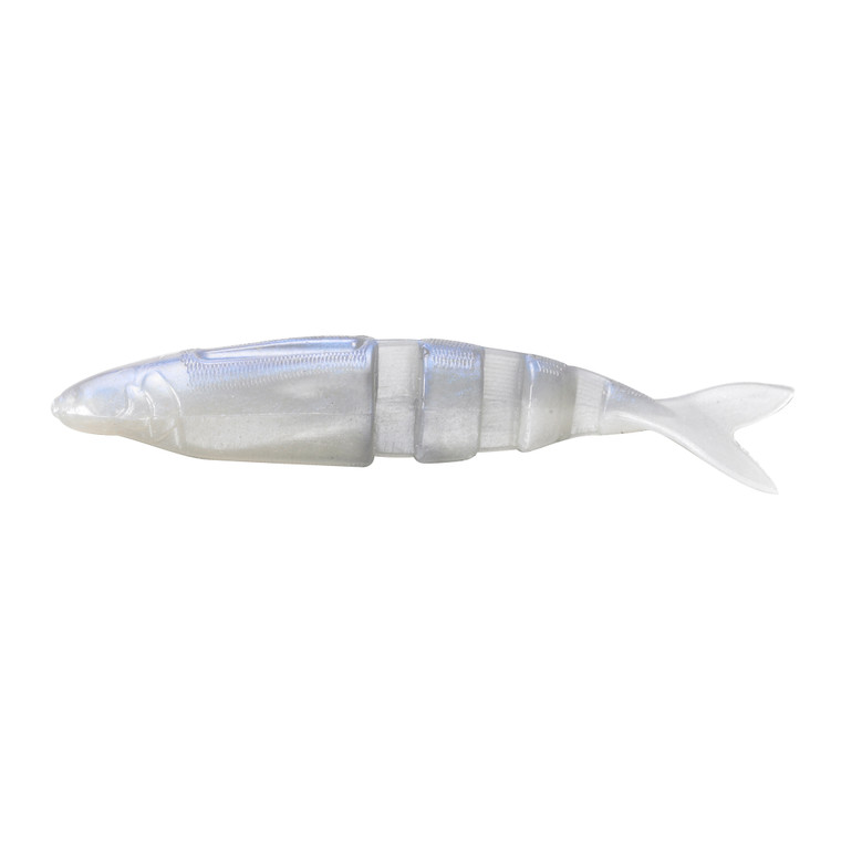 Lake Fork - LiveMagicShad V - 3.5'' Albino Shad 6pk