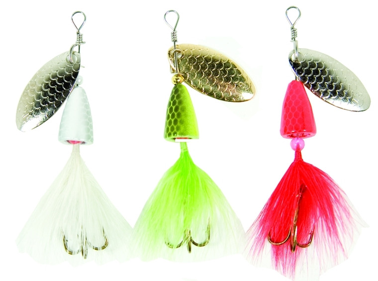 Eagle Claw - Lazer Sharp - Assortment - Willow Spinners 3pk