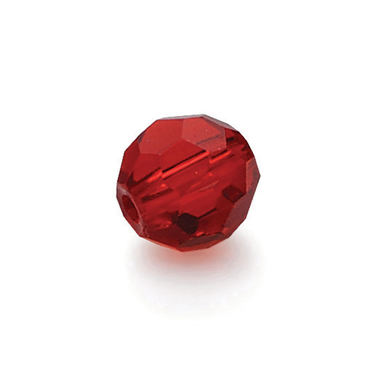 Eagle Claw - Lazer Sharp - Faceted Glass BEagle Claw - d - 10mm Red 10pk