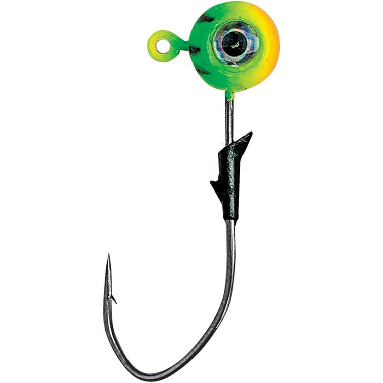 Eagle Claw - Lazer Sharp - Pro-V Eagle Claw - gle Eye Jig - 1/4oz Firetiger 5pk
