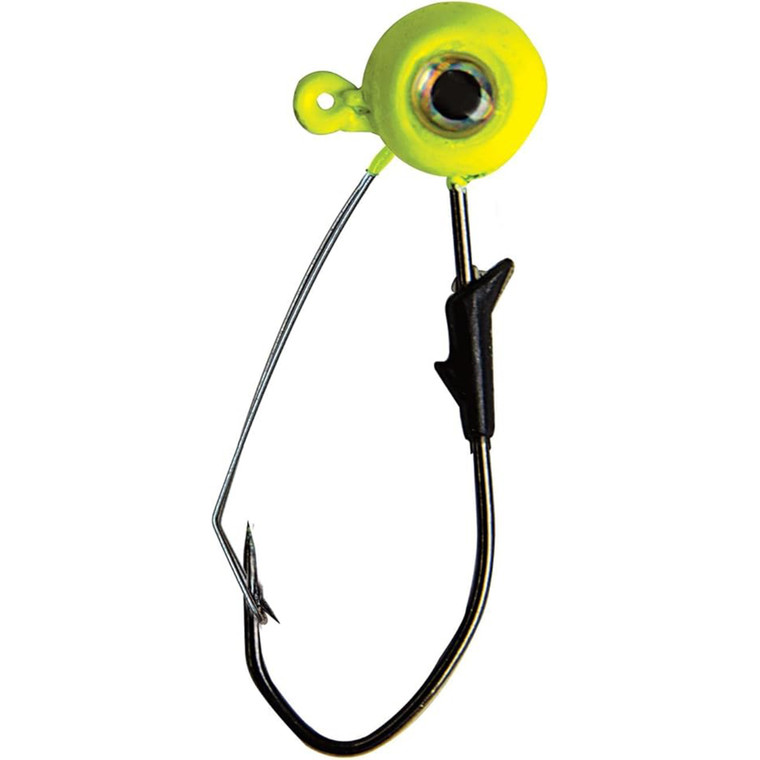 Eagle Claw - Lazer Sharp - ProV EE Jig - Wdls - 1/4oz Chartreuse 5pk