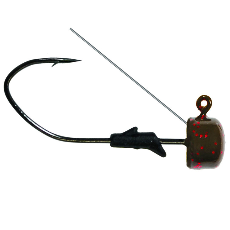 Eagle Claw - Lazer Sharp - ProV Fin Jig - Wdls - 3/16oz GP Red Flake 5pk