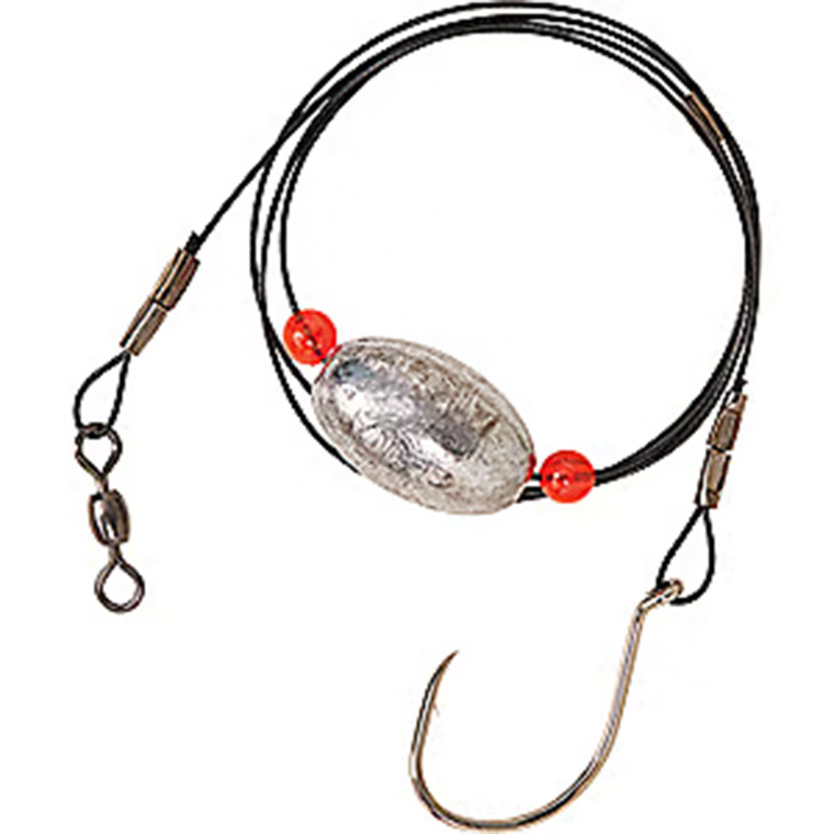 Eagle Claw - Lazer Sharp - REagle Claw - dy Rig Gulf Mono - 3oz 4/0 Nickel