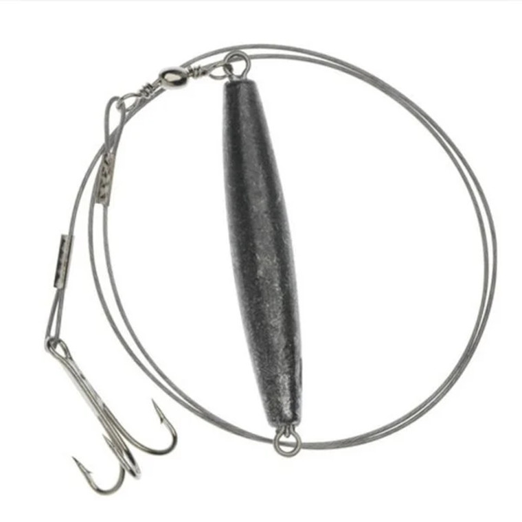 Eagle Claw - Lazer Sharp - REagle Claw - dy Rig Trt Steel - 1/2oz #6 Nickel