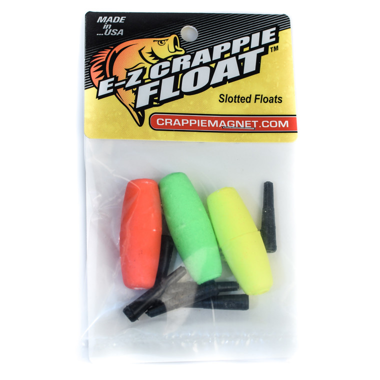 Leland Crappie Float - Green/Red/Yellow 1.5'' 3pk