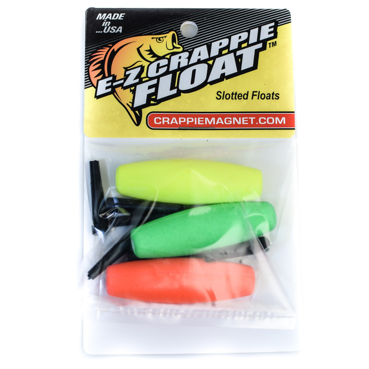 Leland Crappie Float - Green/Red/Yellow 2'' 3pk