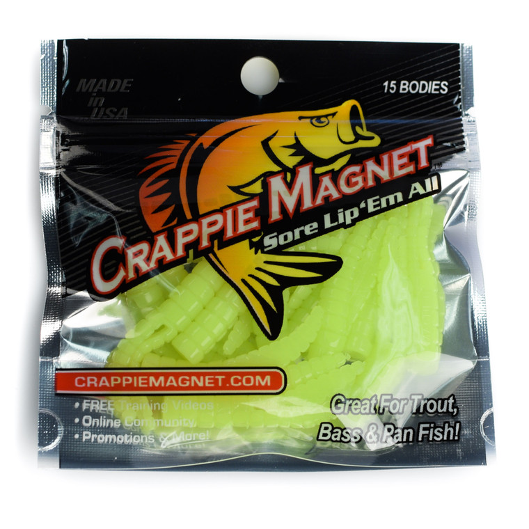 Leland Crappie Magnet - Blakes Glow 1.5'' 15pk