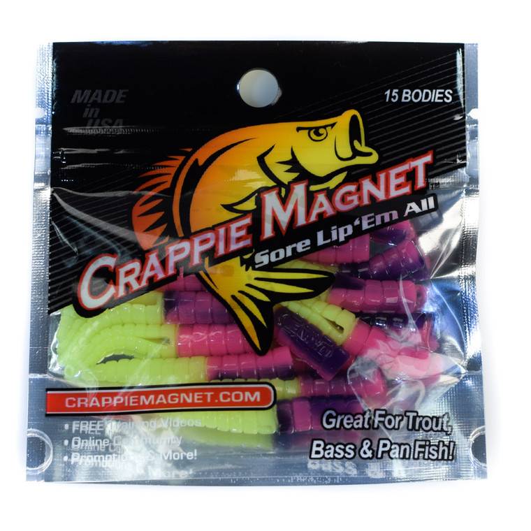 Leland Crappie Magnet - Glow Pop 1.5'' 15pk