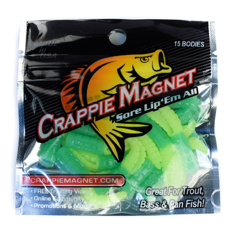 Leland Crappie Magnet - Wizzard Glow 1.5'' 15pk