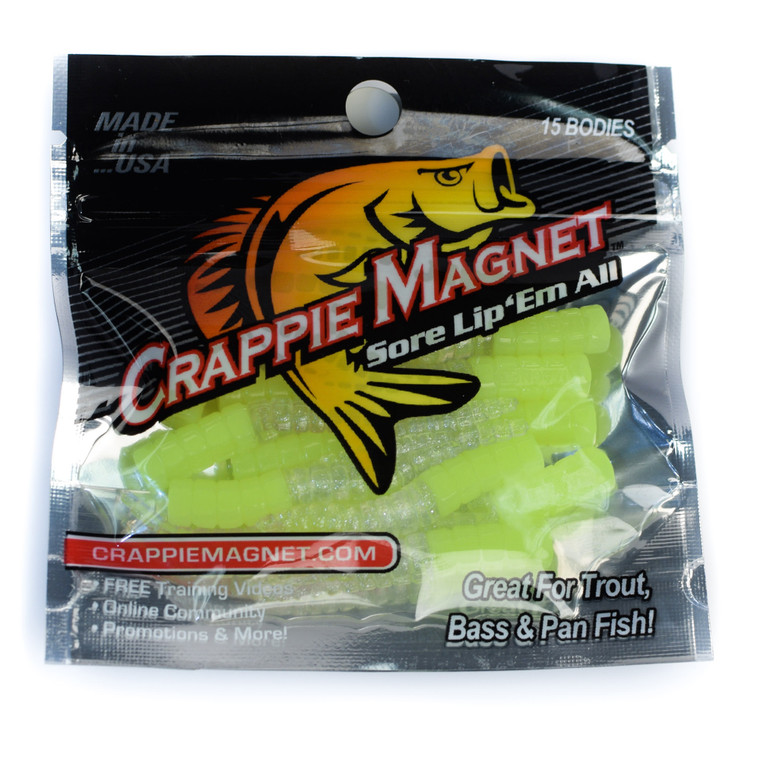Leland Crappie Magnet - Zoe's Glow 1.5'' 15pk