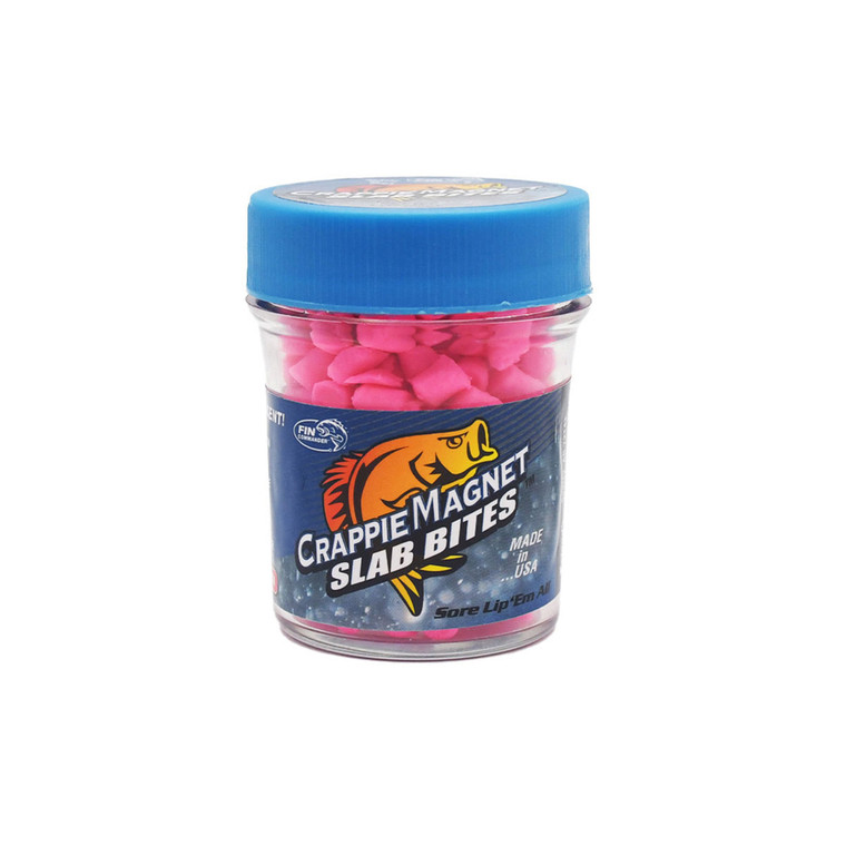 Leland Crappie MagSlab Bites - Pink 1Jar