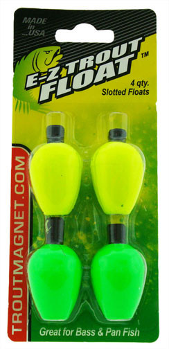 Leland E-Z Panfish Floats - Pear 1.25'' Slotted .75''d