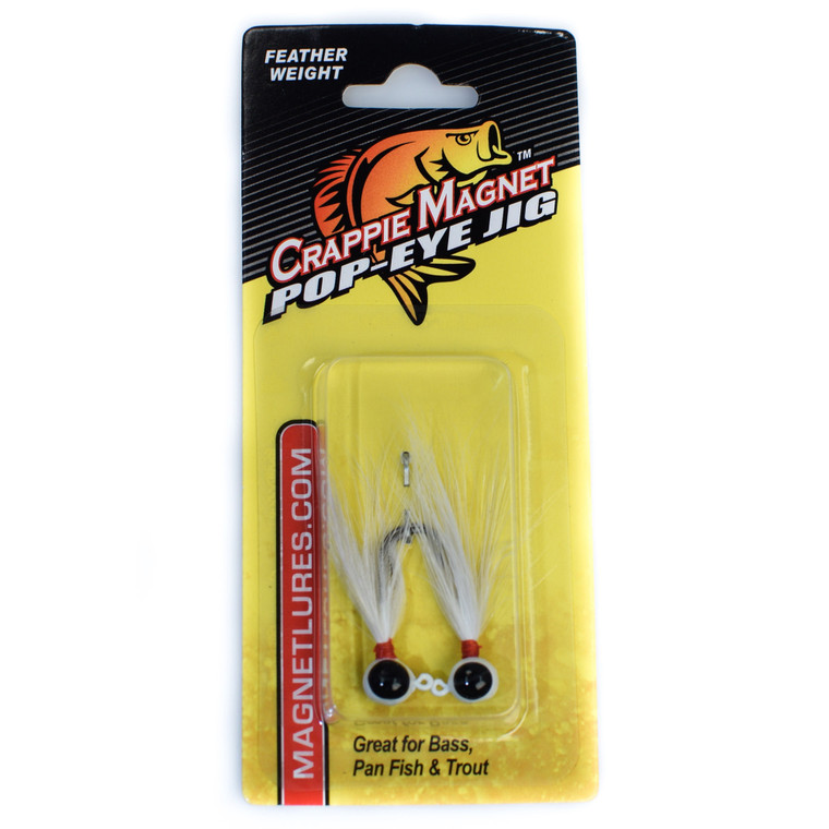 Leland Popeye Jig - White 1/16oz 2pk