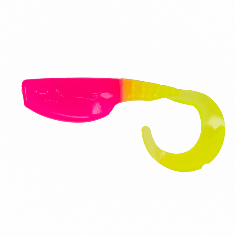 Leland Slab Curly - Pink/Chartreuse 12pk
