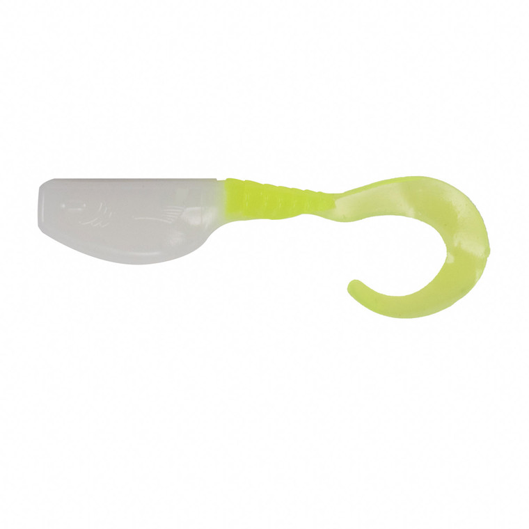 Leland Slab Curly - White/Chartreuse 12pk