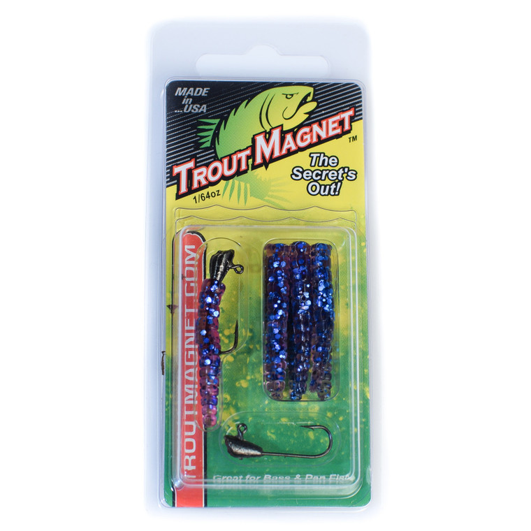 Leland Trout Magnet - Purple Redempt 1/64oz 9pk