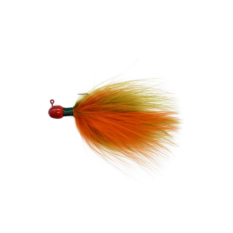 Leland Trout Magnet D2 Jig - 1/8oz Orange Fire Craw 3pk