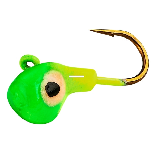 Lindy Ice Tungsten Toad - #10 Chartreuse/Lime 1pk