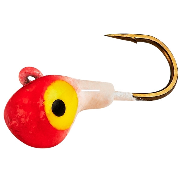 Lindy Ice Tungsten Toad - #10 Red Glow 1pk