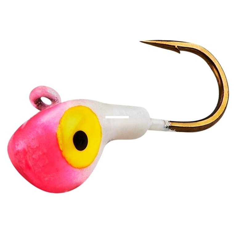 Lindy Ice Tungsten Toad - #14 Pink/Glow 1pk