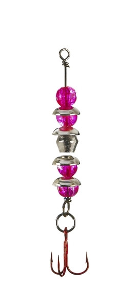 Lindy Ice Wally Talker - 1/8oz Pink Gls