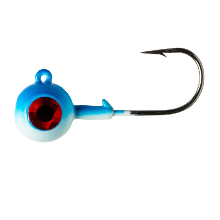 Lindy Lead Free Jig - 1/2oz Blue Shiner Glow 2pk - LJGLF7201