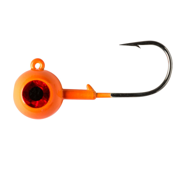 Lindy Lead Free Jig - 1/2oz Fluorescent Orange 2pk - LJGLF7202