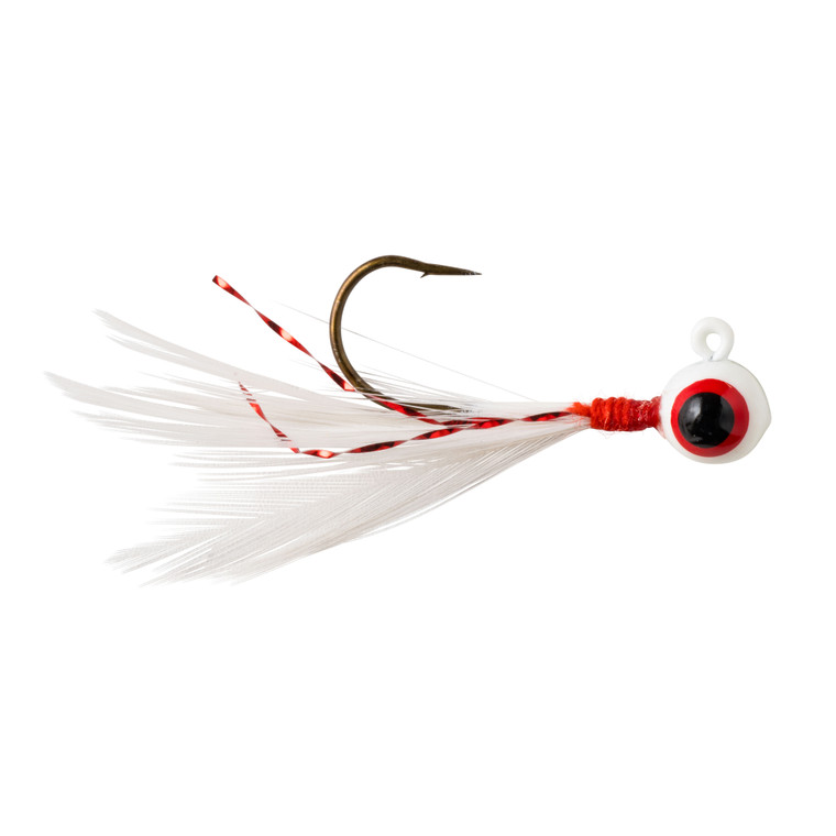 Lindy Lead Free LittleNipper - 1/32oz White Glow 2pk - LLNLF1209