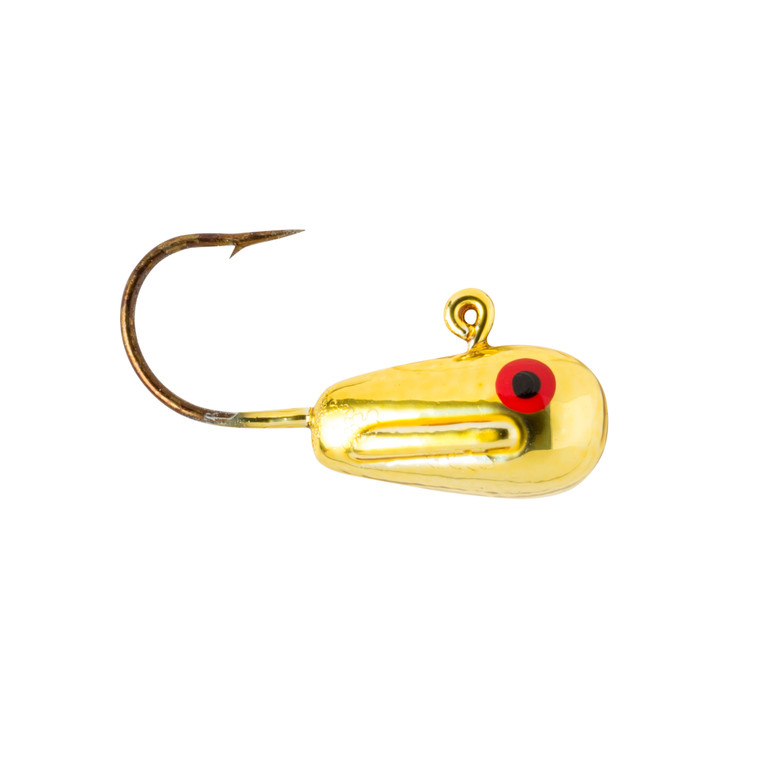 Lindy Lead Free LiveBait Jig - 1/4oz Gold Plated 2pk - LLBJLF5203
