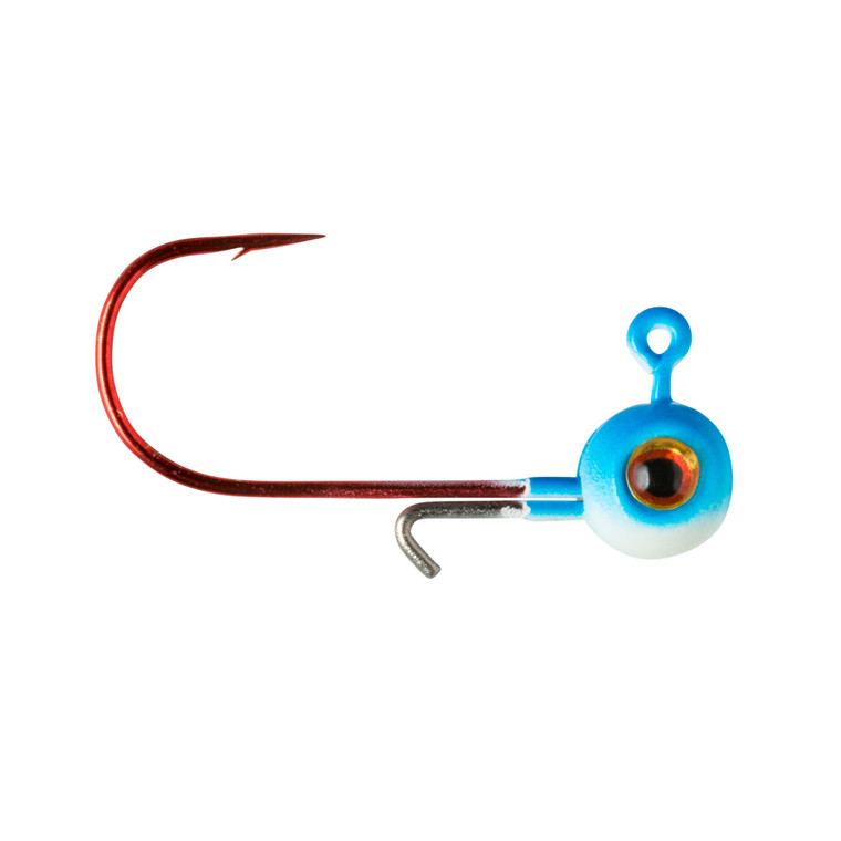 Lindy Lead Free Max Gap Jig - 1/16oz Blue Shiner Glow 2pk - LMAXLF2201