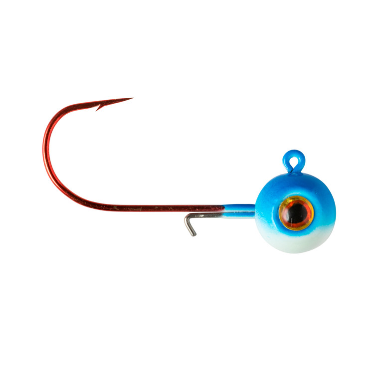 Lindy Lead Free Max Gap Jig - 1/4oz Blue Shiner Glow 2pk - LMAXLF5201