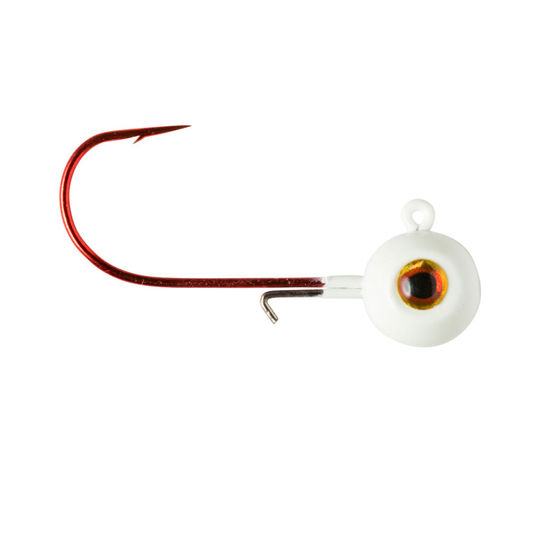 Lindy Lead Free Max Gap Jig - 1/4oz White Glow 2pk - LMAXLF5209