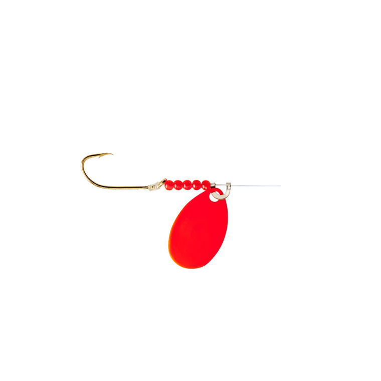 Little Joe Red Devil Spinner - #3 Indiana Flo Red