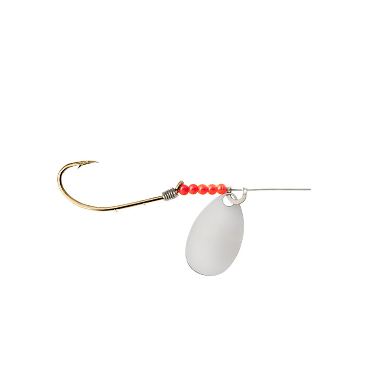 Little Joe RedDevilHeartOStl - 1/0BeakHook#3I Nickel1pk