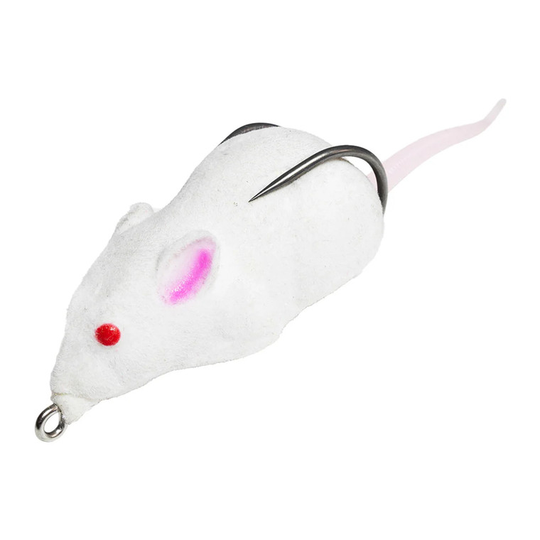 Lunkerhunt Furenzy Mouse - 1/2oz 2.5'' White
