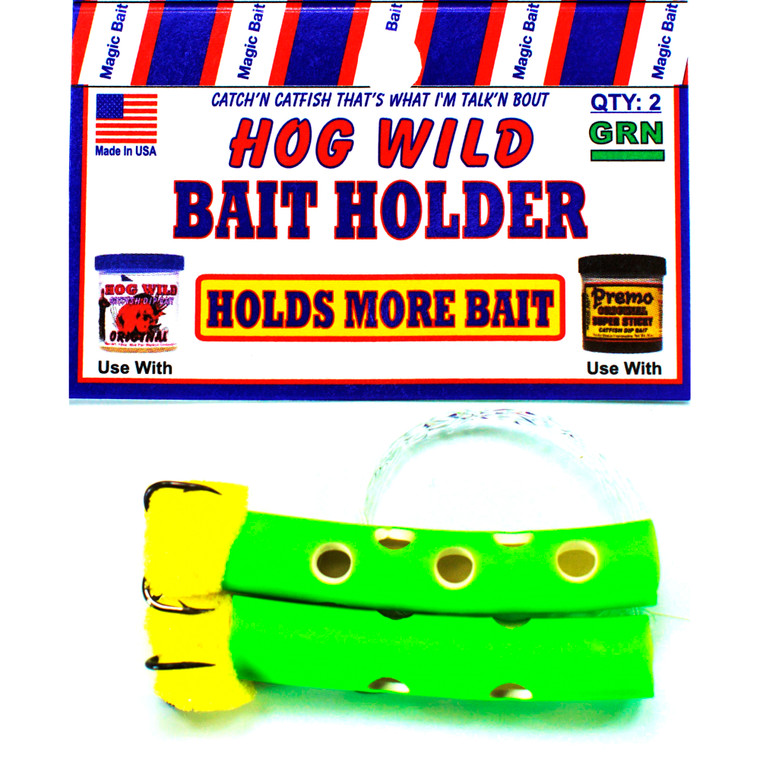 Magic Bait Bait Holder - Green 2pk