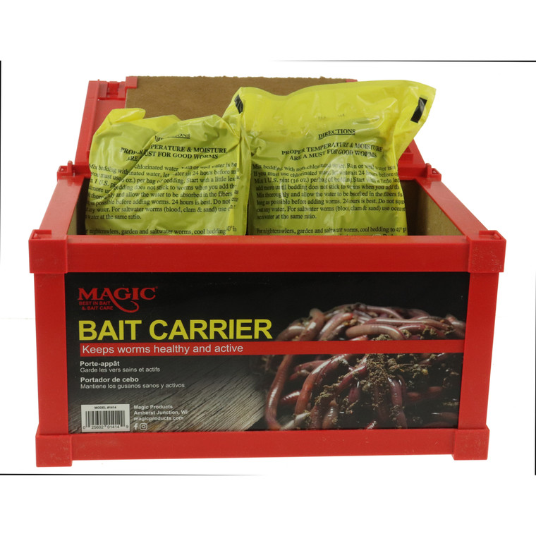 Magic Bait Carrier - 12x8x6.5 Fiberboard Large