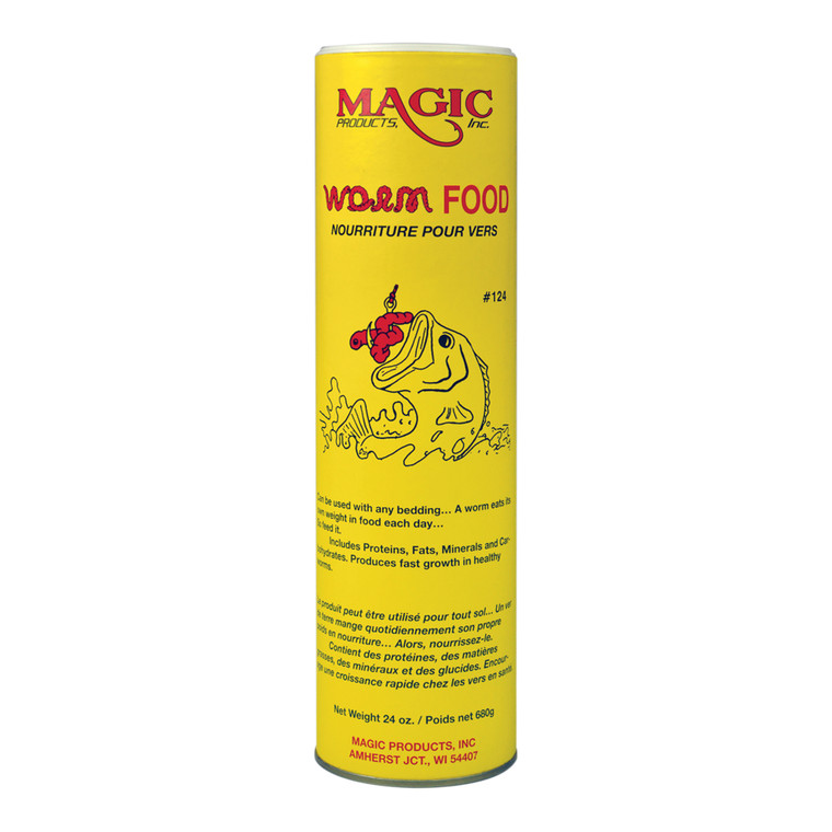 Magic Worm Food - 24oz Canister