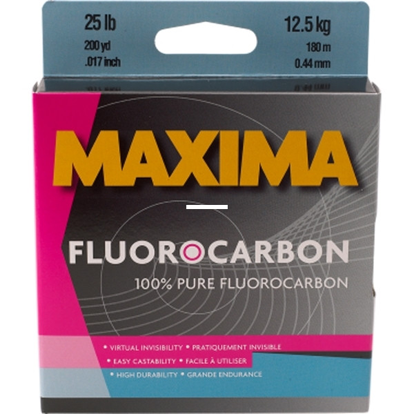 Maxima Fluorocarbon - 200 yd Clear 10 lb