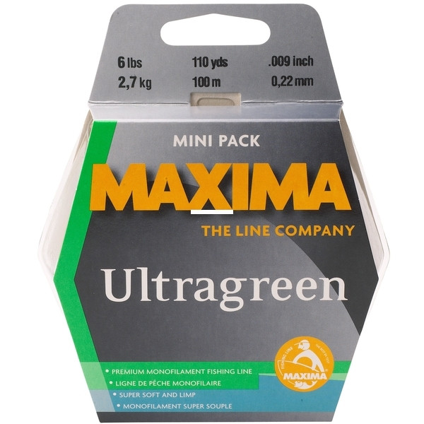 Maxima Monofilament - 110 yd Ultragreen 12 lb