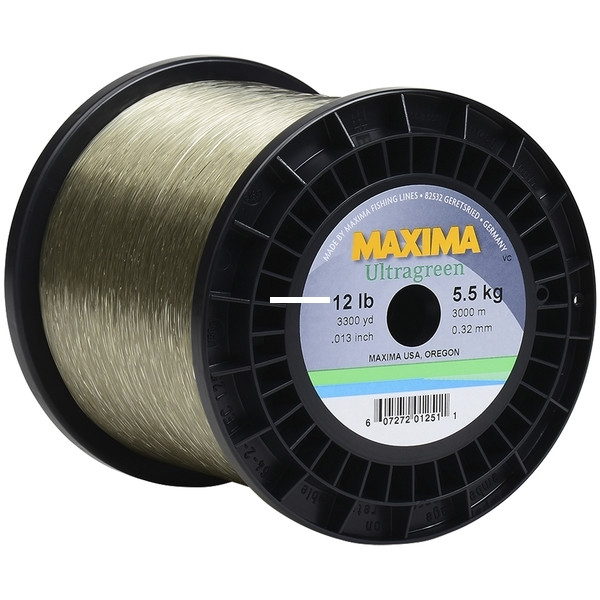 Maxima Monofilament - 3300 yd Ultragreen 10 lb
