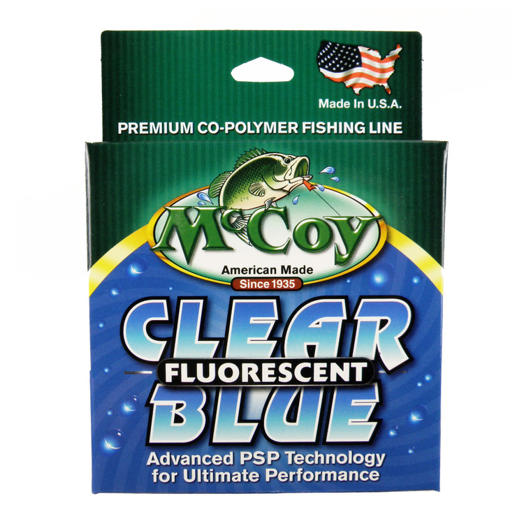 McCoy - Cl/Blue Florescent - 15 lb - 250 yd