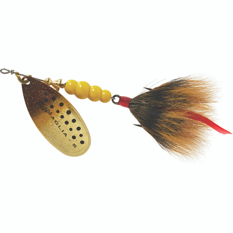 Mepps Aglia Dressed - 1/2oz Brown Trout-Brown