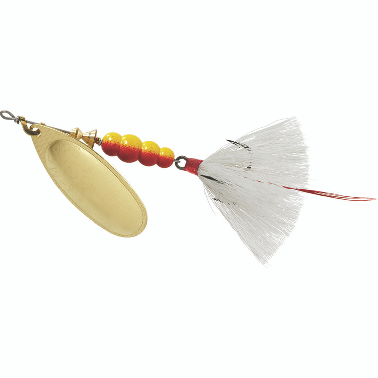 Mepps Aglia Dressed - 1/2oz Gold-White