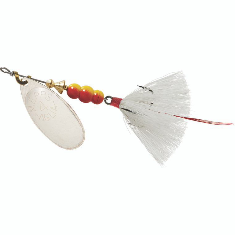 Mepps Aglia Dressed - 1/3oz Silver-White